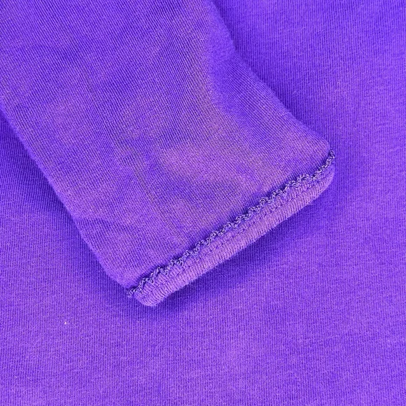 J Khaki Girls 5 Tunic Purple Flower long sleeve - Picture 6 of 6